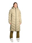 Ziener Wintermantel Telse-Z (wasserdicht, winddicht, abnehmbare Ärmel) 2025 sage leaf beige Damen